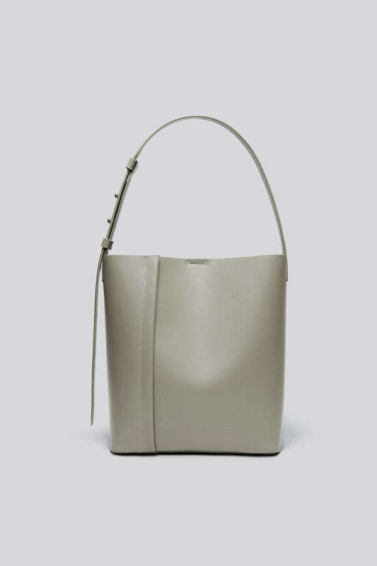 LARGE TOTE PLISSÉ DUSTY SAGE