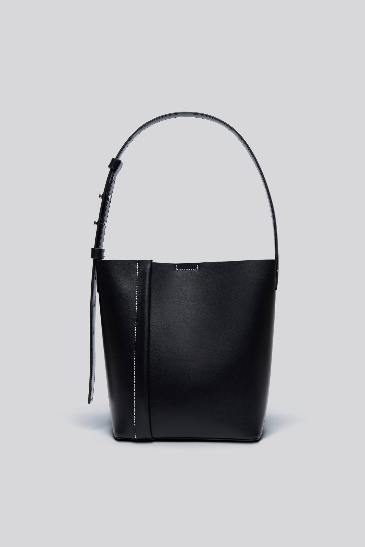 MEDIUM TOTE PLISSÉ BLACK