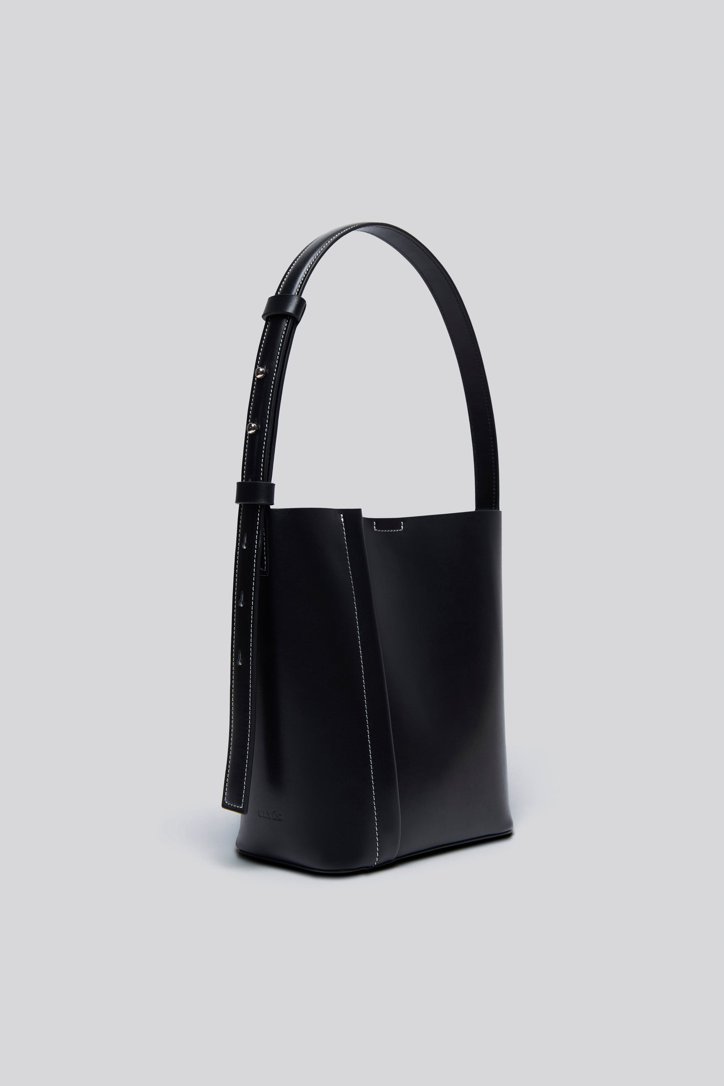 MEDIUM TOTE PLISSÉ BLACK