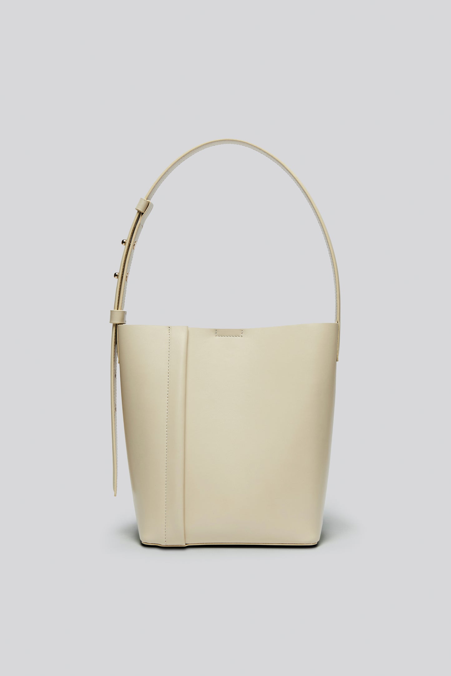 MEDIUM TOTE PLISSÉ EGGSHELL